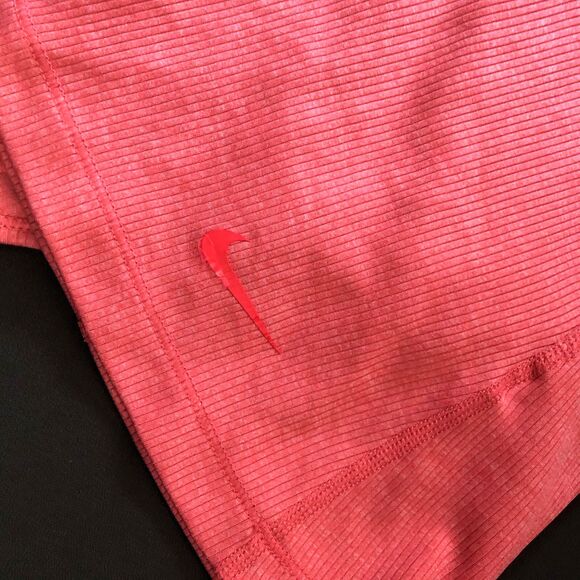 Womens Dri Fit Tank Racerback S Peach Pink Nike Logo Lightweight - Picture 4 of 4